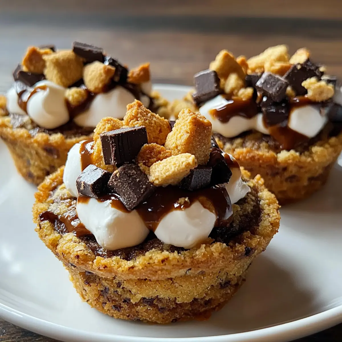 S’mores Cookie Cups