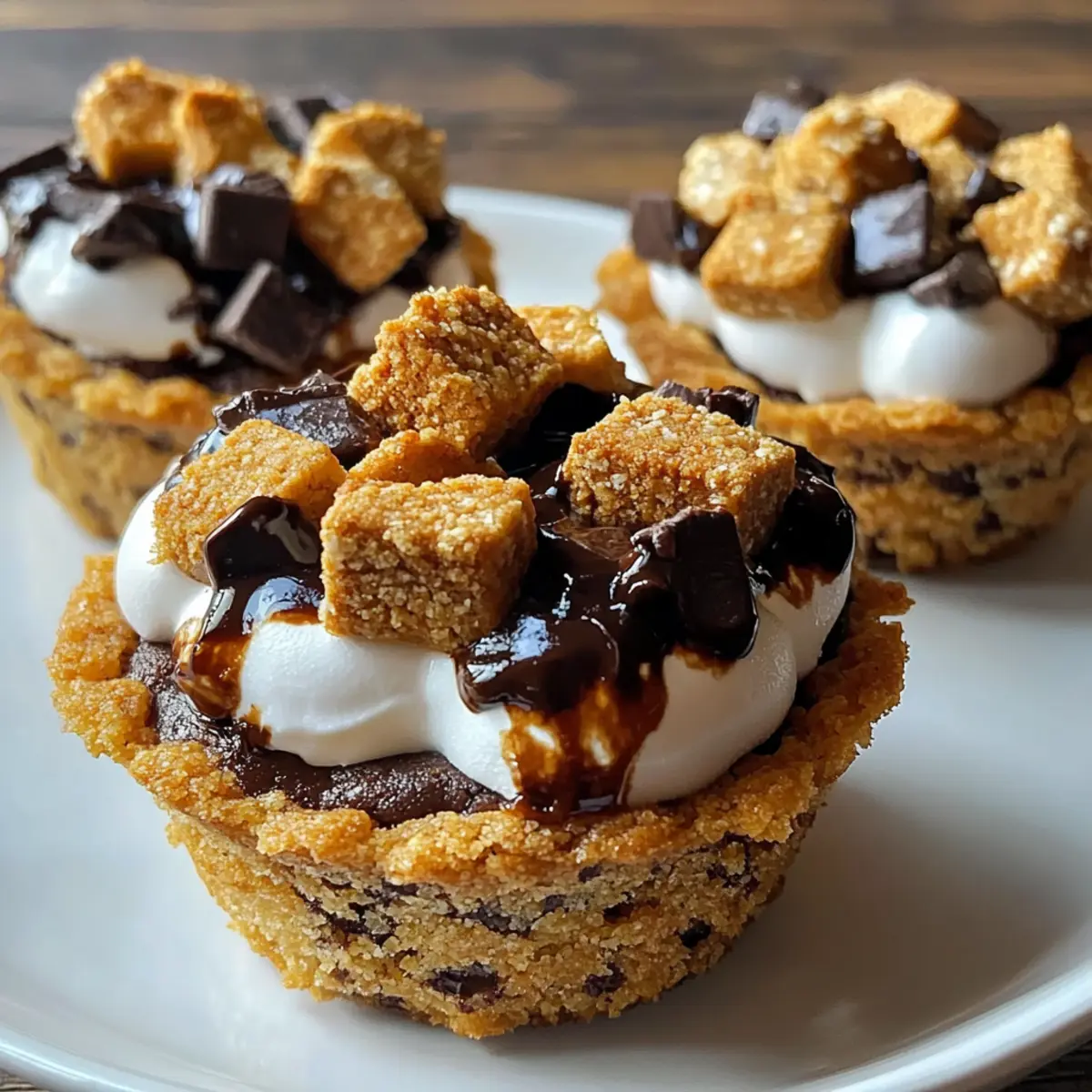 S’mores Cookie Cups