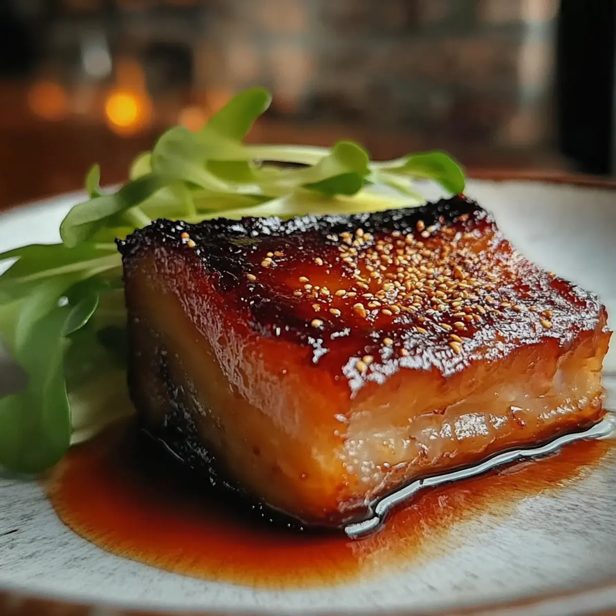 Savory Honey Glazed Pork Belly