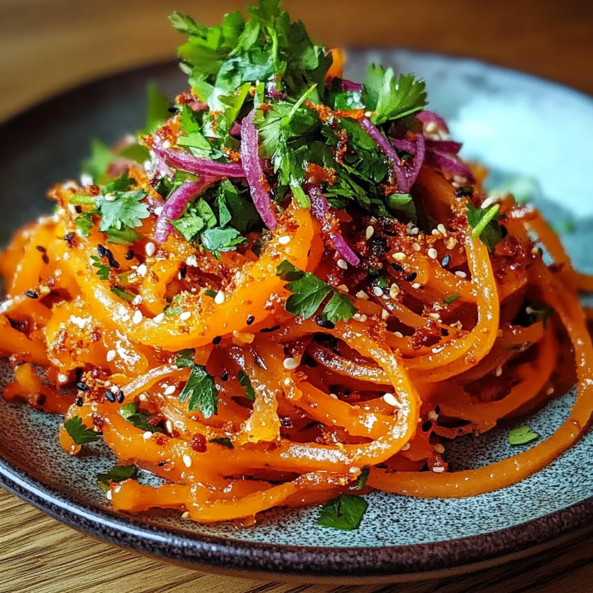 Savory Spicy Korean Carrot Salad Morkovcha