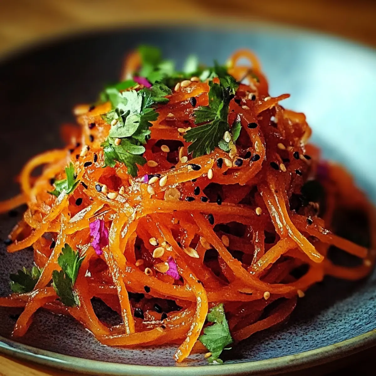 Savory Spicy Korean Carrot Salad Morkovcha