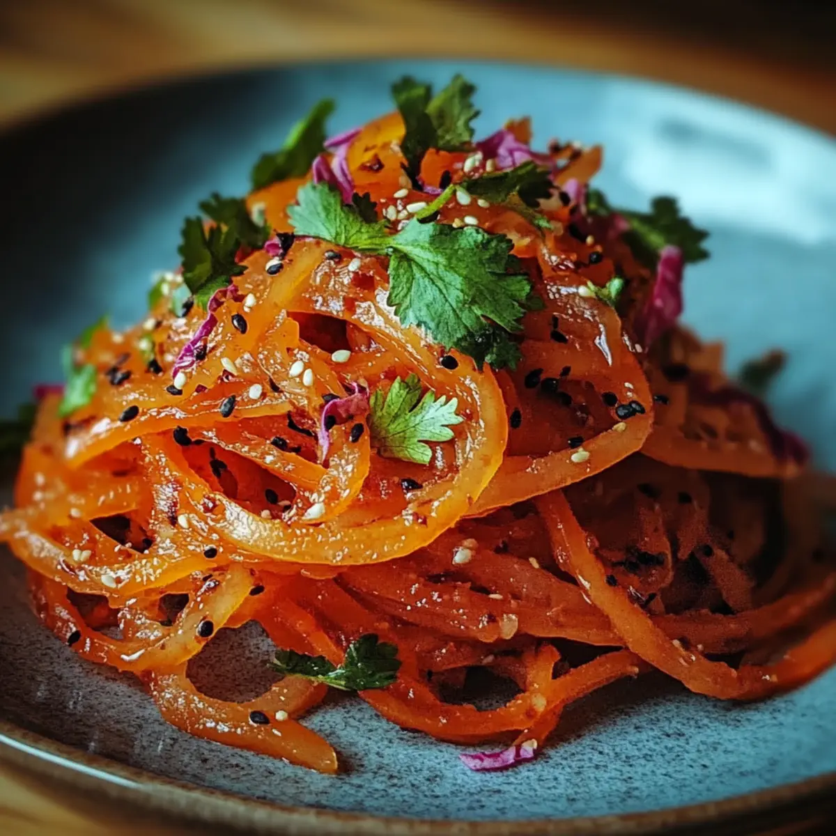 Savory Spicy Korean Carrot Salad Morkovcha