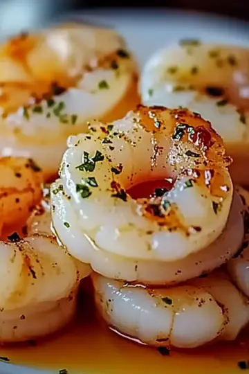 Scallops and Shrimp in Garlic Butter Sauce