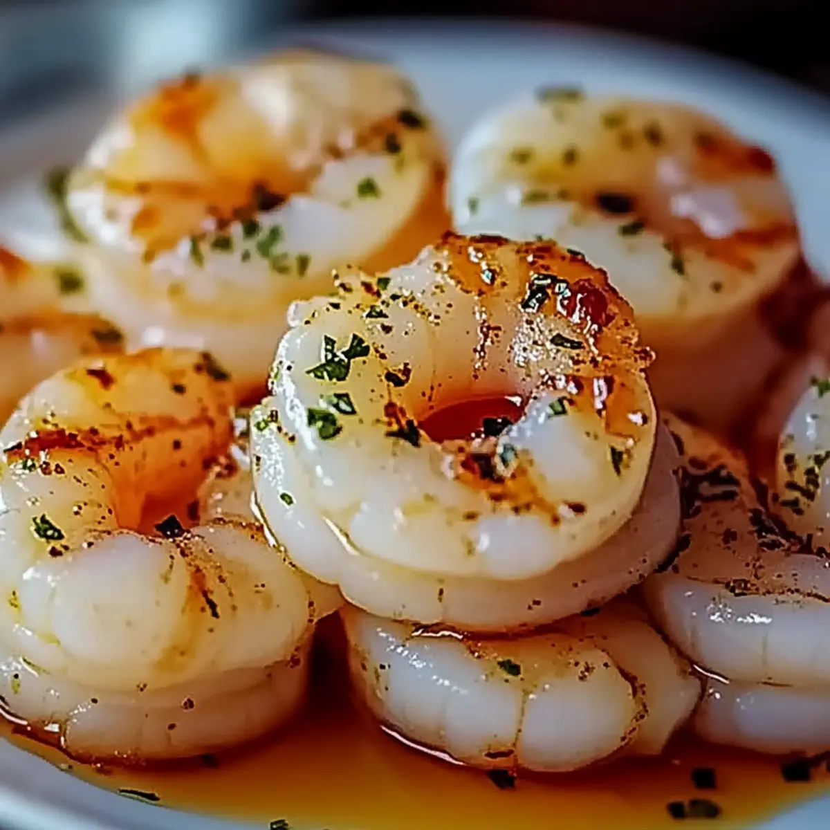 Scallops and Shrimp in Garlic Butter Sauce