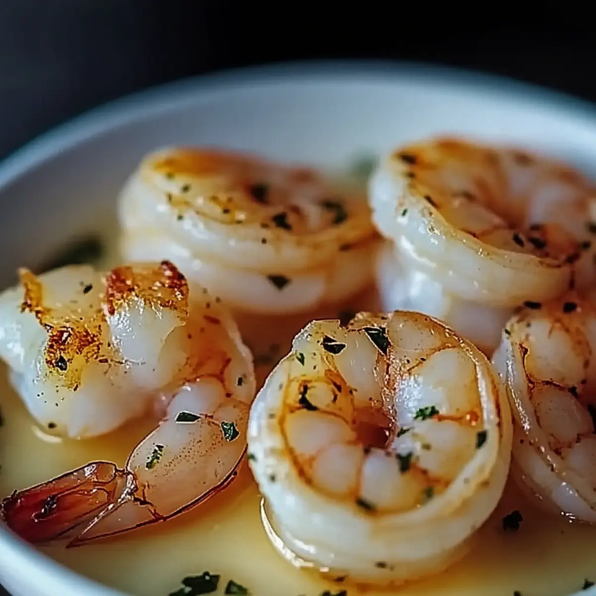 Scallops and Shrimp in Garlic Butter Sauce