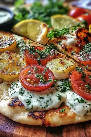 Sheet Pan Chicken Pitas with Herby Ranch
