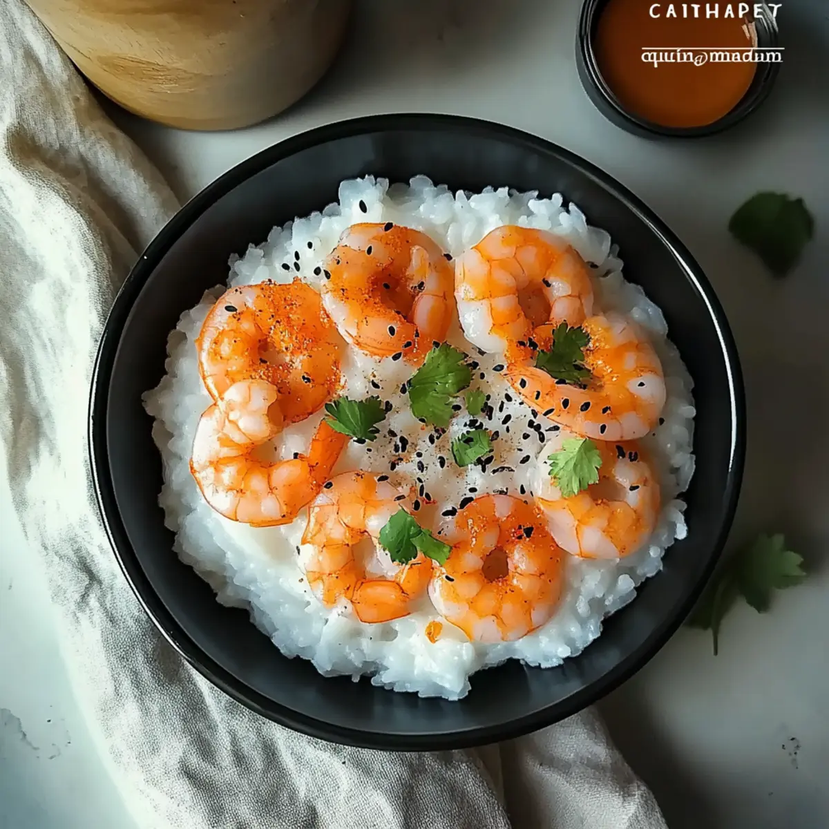 Shrimp Rice Bowls with Spicy Mayo