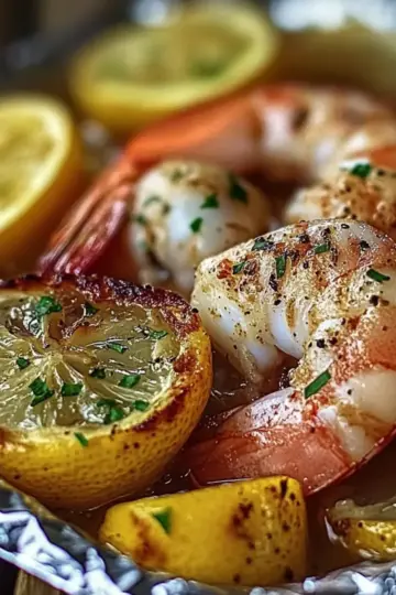 Shrimp and Sausage Foil Packs