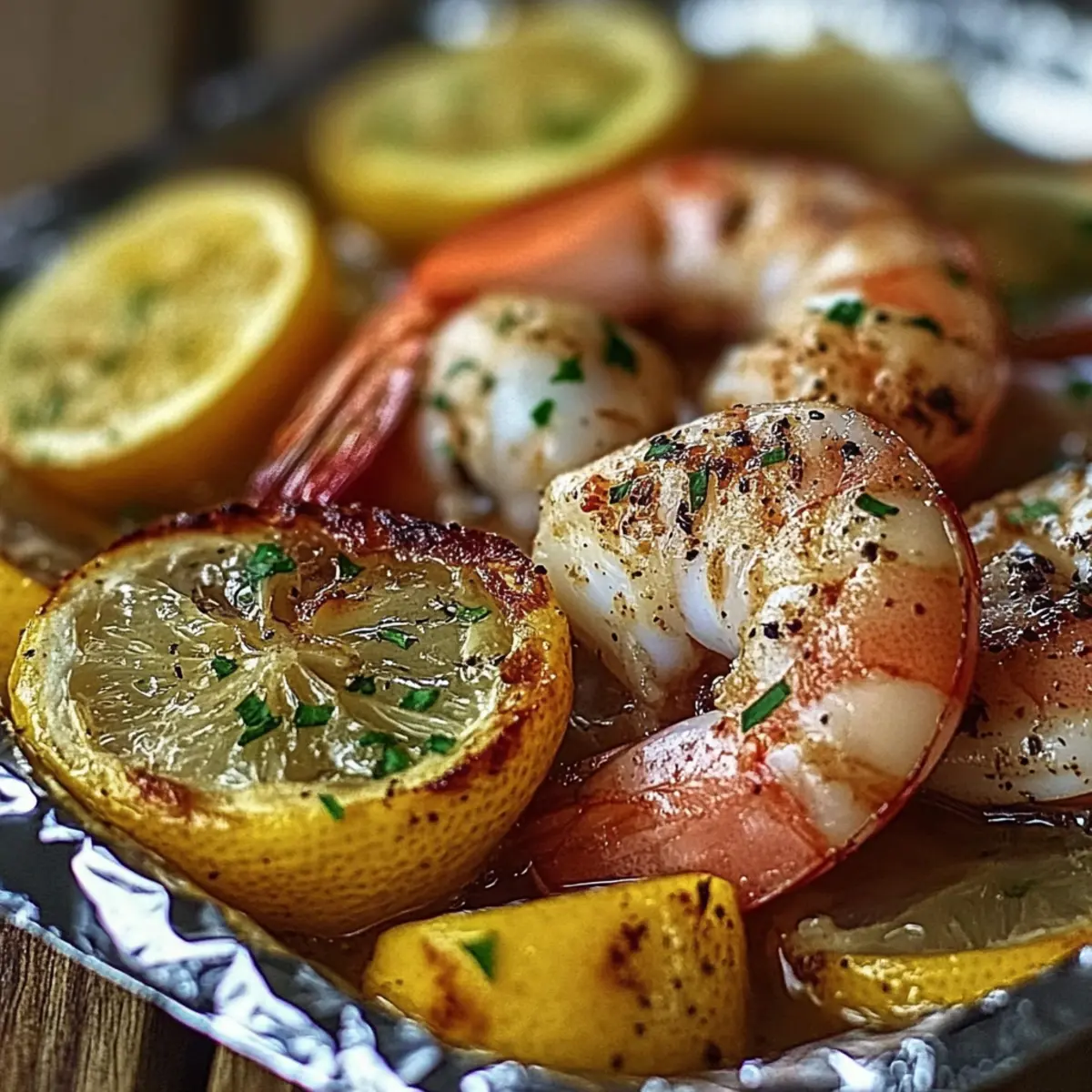 Shrimp and Sausage Foil Packs