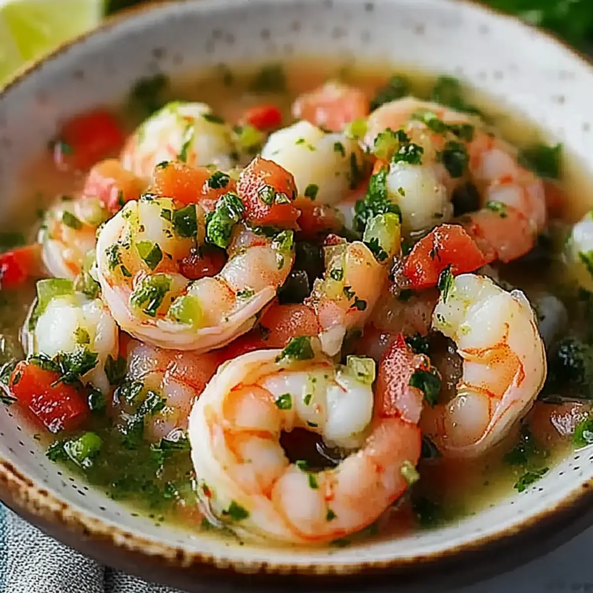 Shrimps in Culichi Salsa
