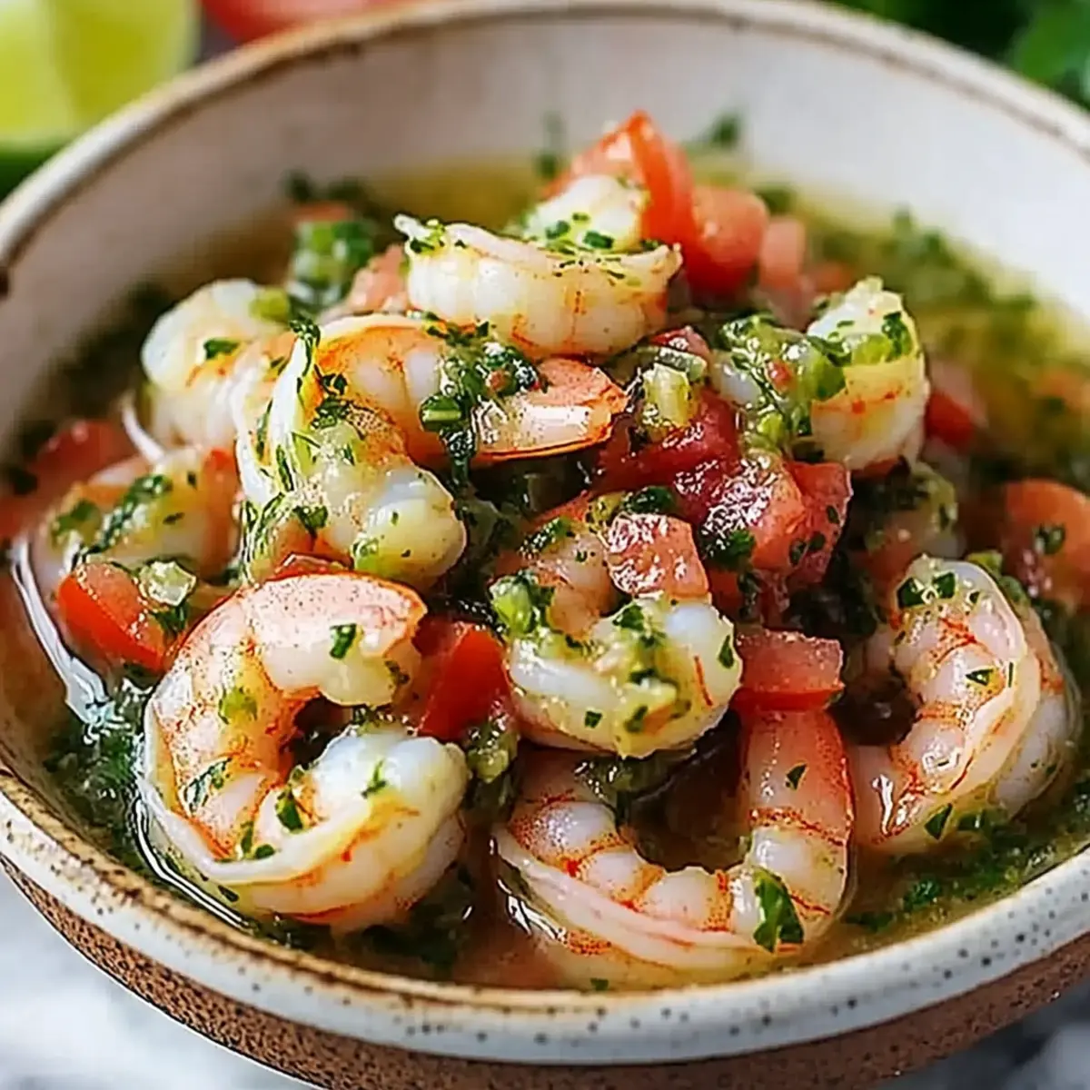 Shrimps in Culichi Salsa