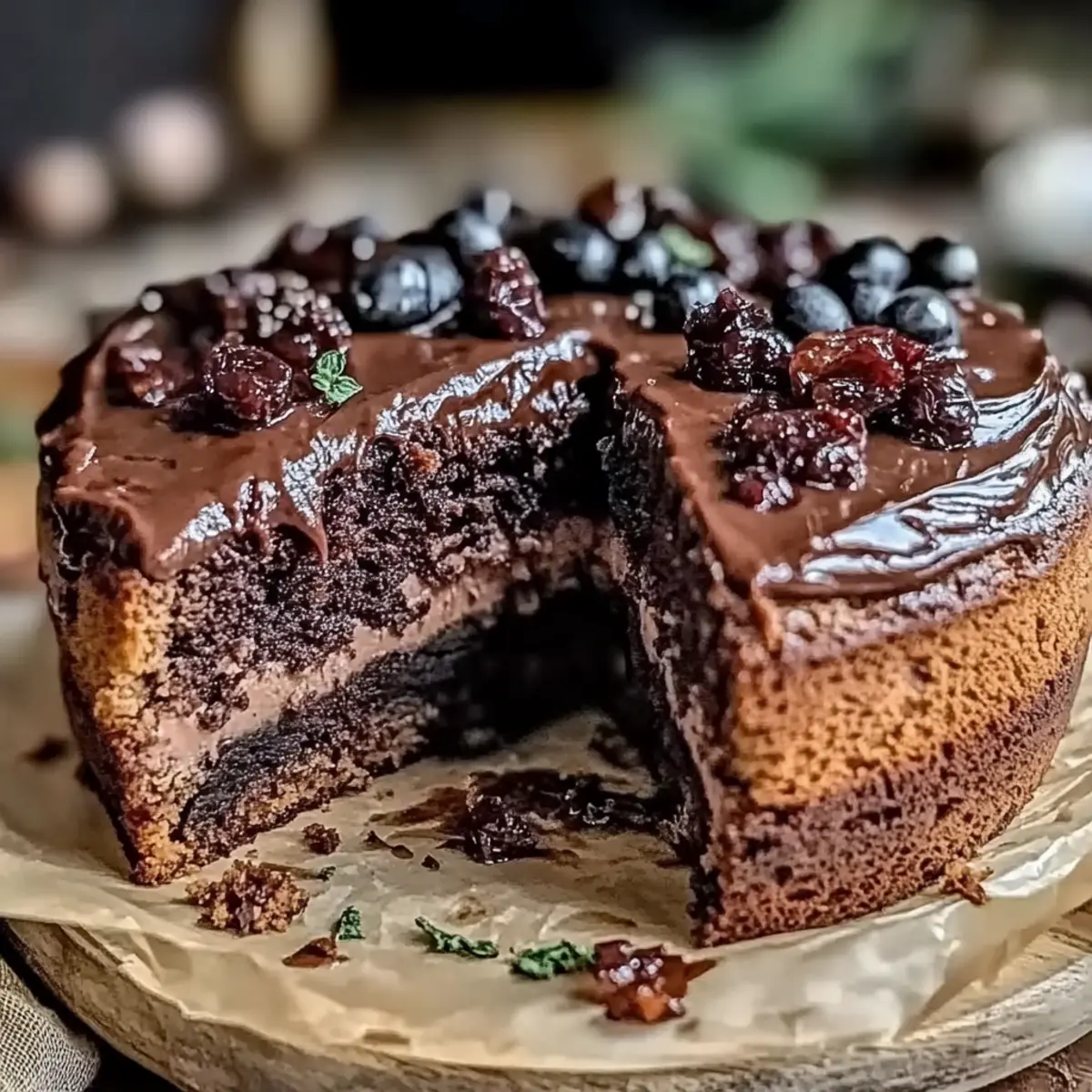 Sour Cream Chocolate Loaf Cake