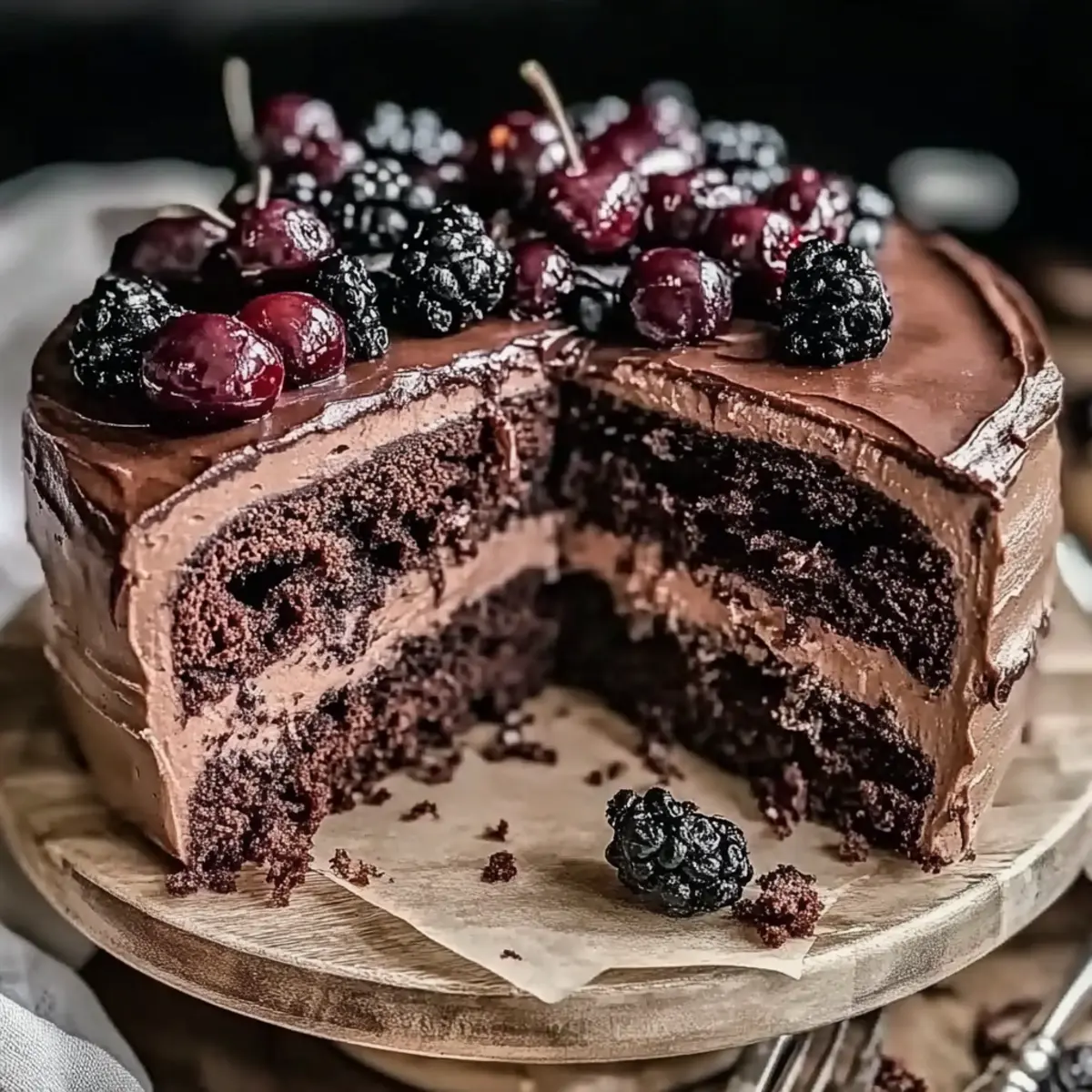 Sour Cream Chocolate Loaf Cake