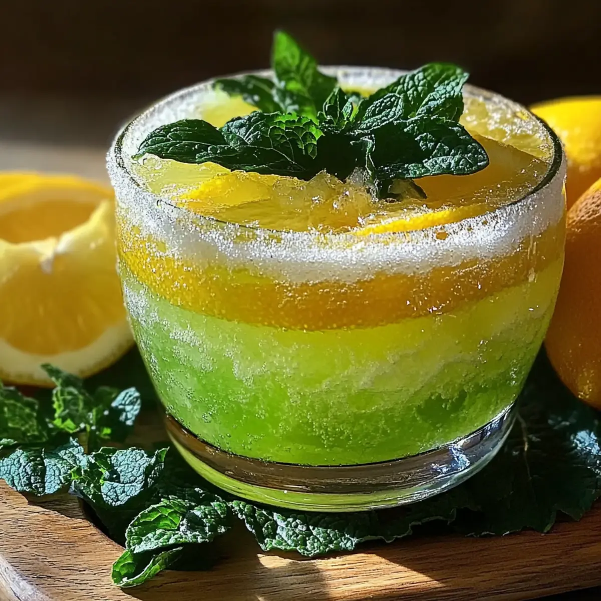 Sparkling Zesty Minty Lemonade