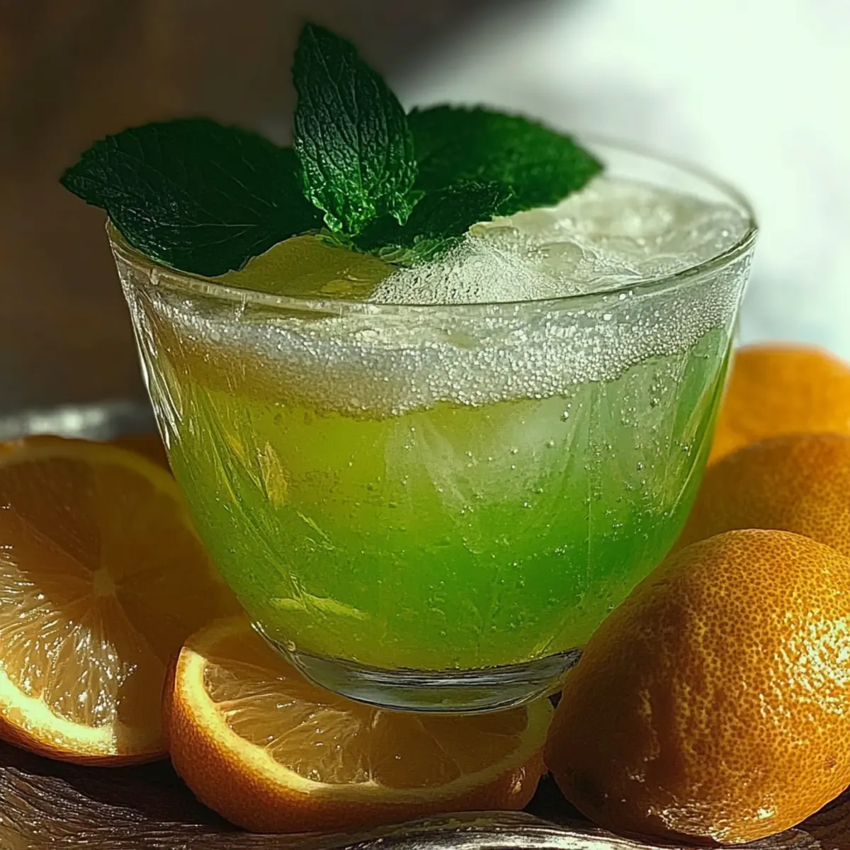 Sparkling Zesty Minty Lemonade