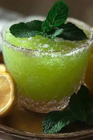 Sparkling Zesty Minty Lemonade