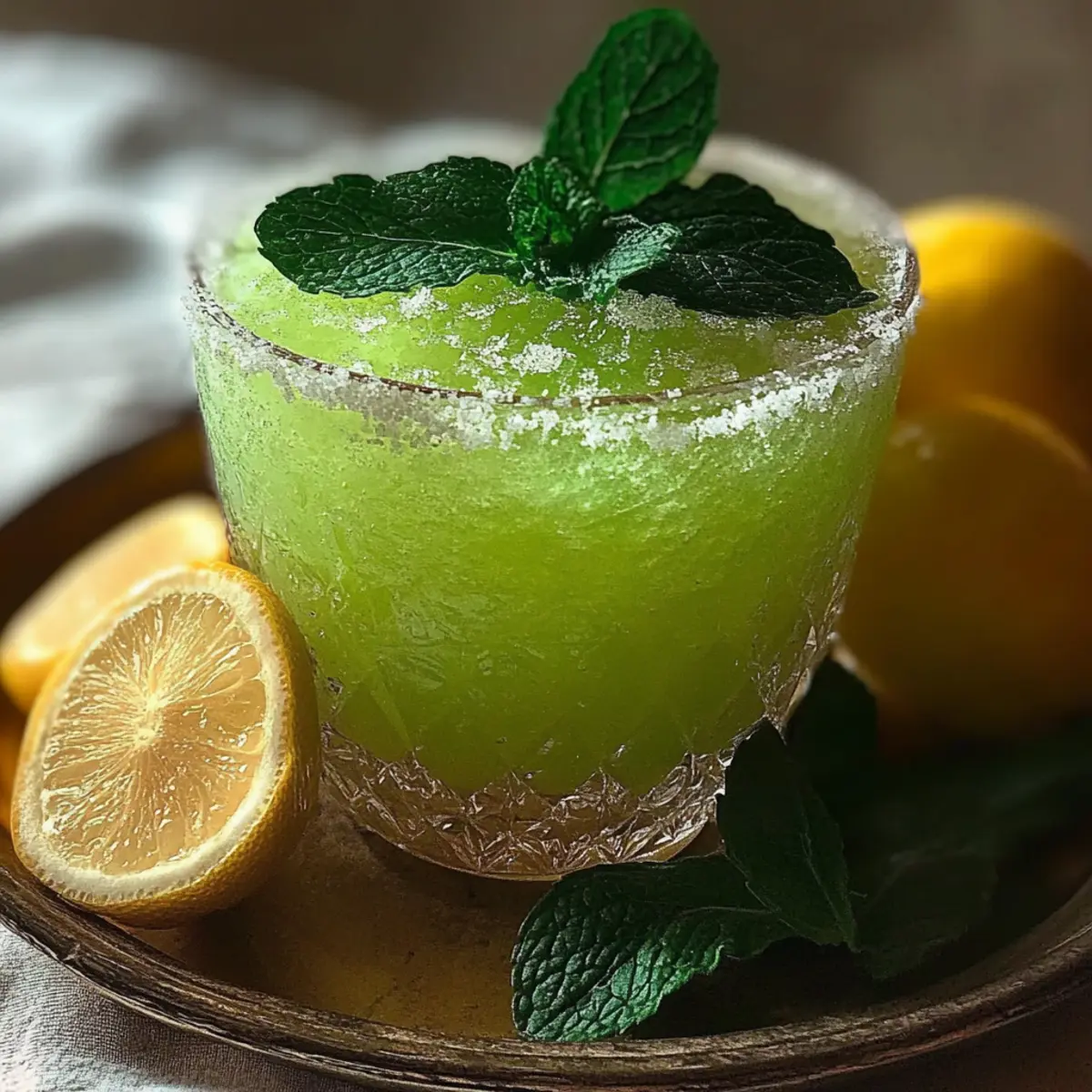Sparkling Zesty Minty Lemonade