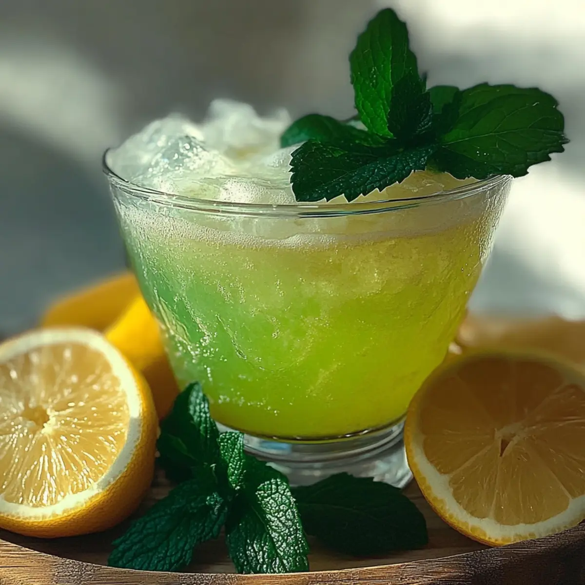 Sparkling Zesty Minty Lemonade