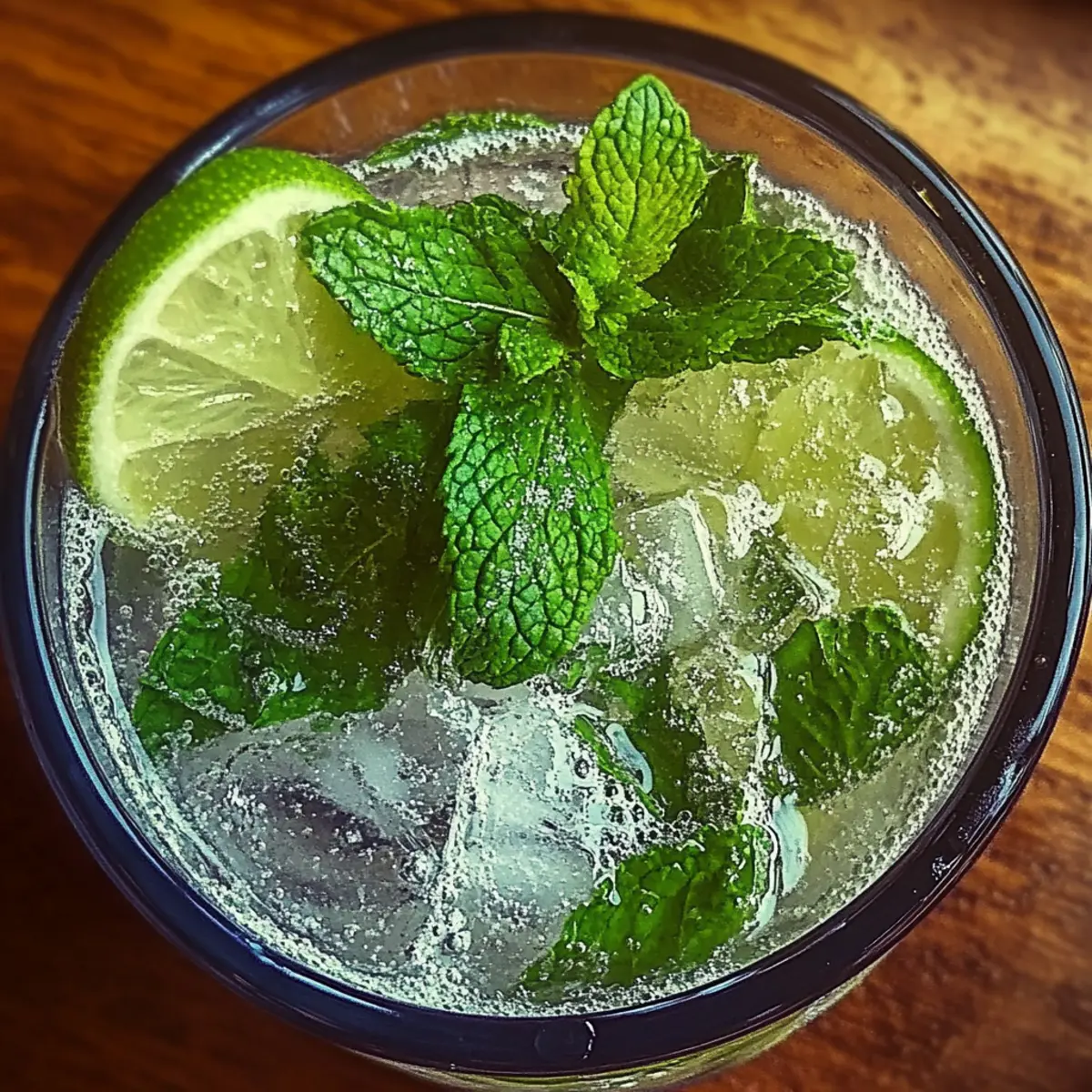 Sparkling Zesty Minty Mojito