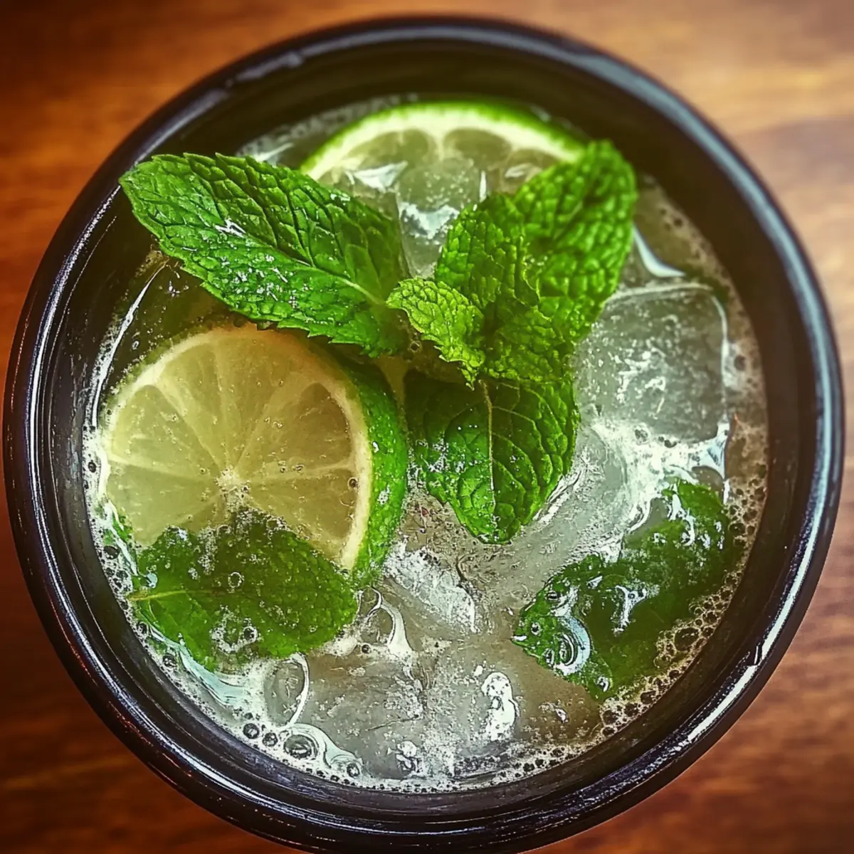 Sparkling Zesty Minty Mojito