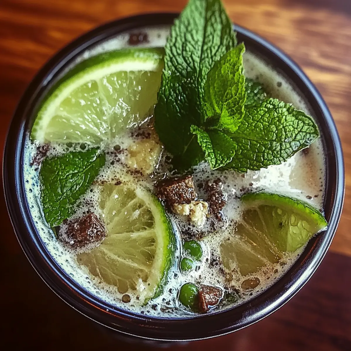 Sparkling Zesty Minty Non-Alcoholic Mojito