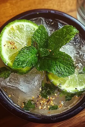 Sparkling Zesty Minty Non-Alcoholic Mojito