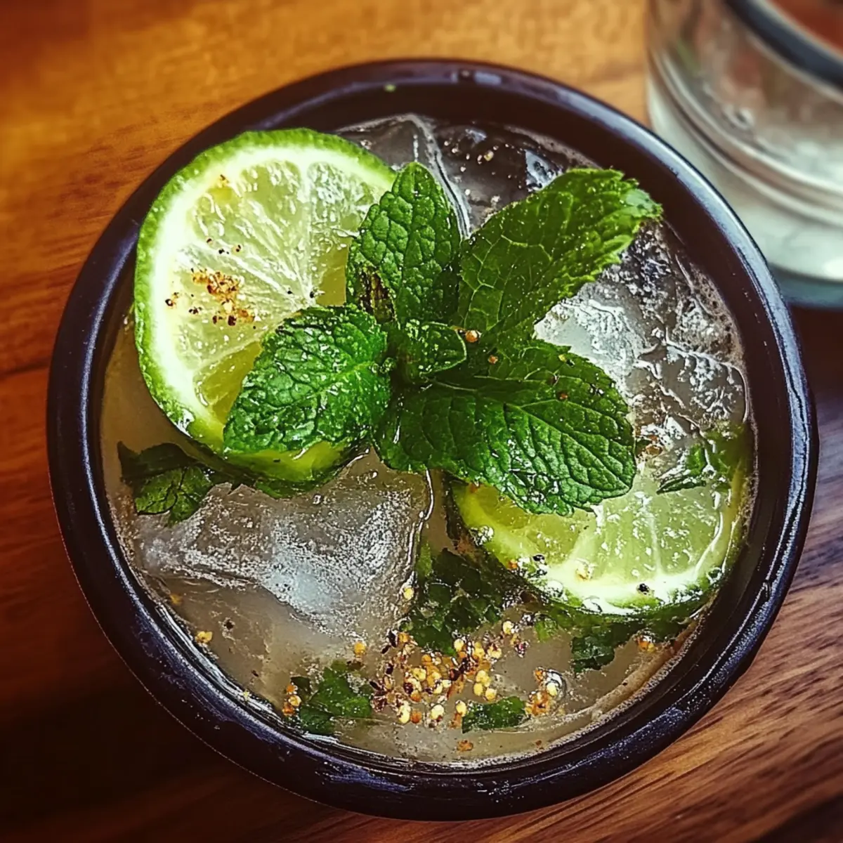 Sparkling Zesty Minty Non-Alcoholic Mojito