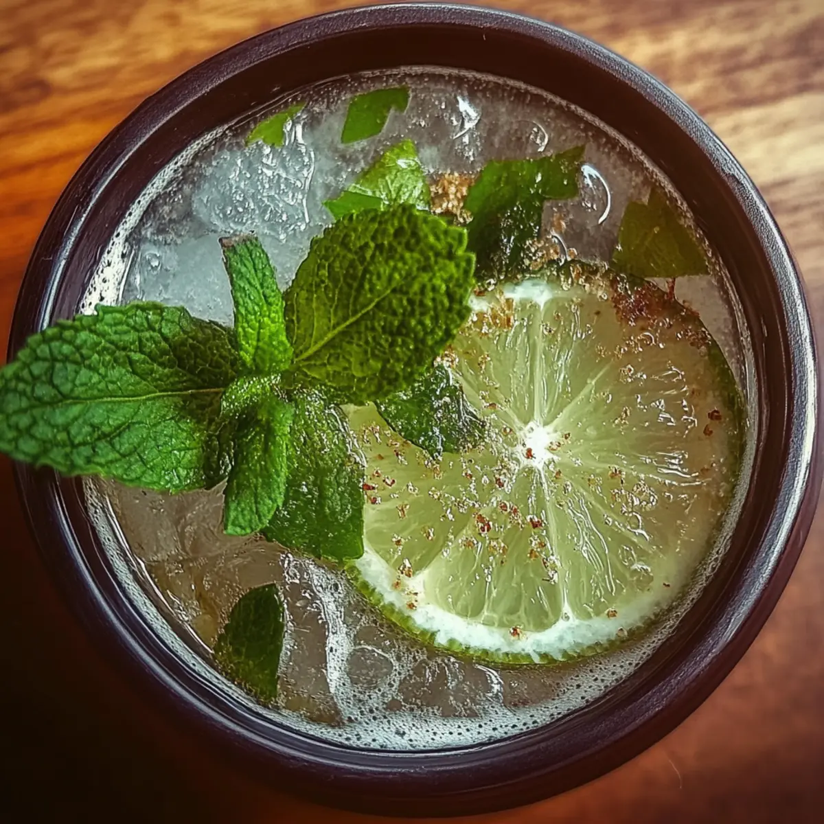 Sparkling Zesty Minty Non-Alcoholic Mojito