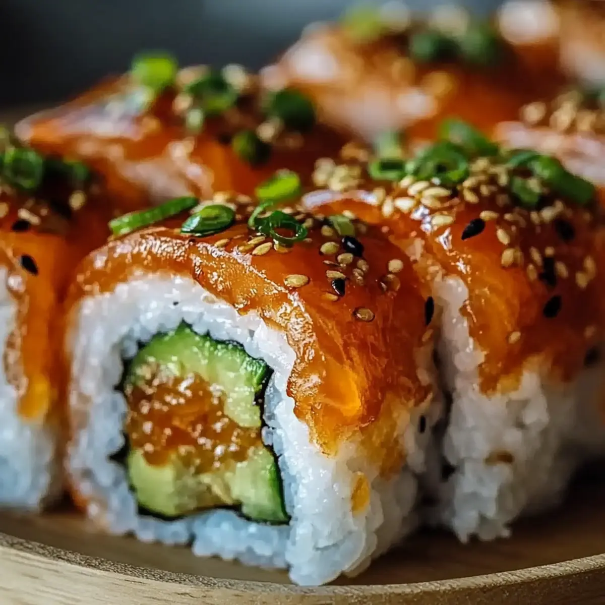 Spicy Salmon Sushi Bake