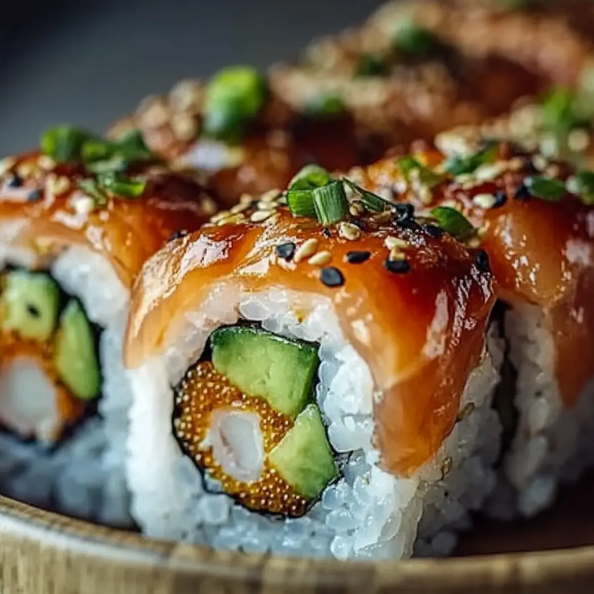 Spicy Salmon Sushi Bake