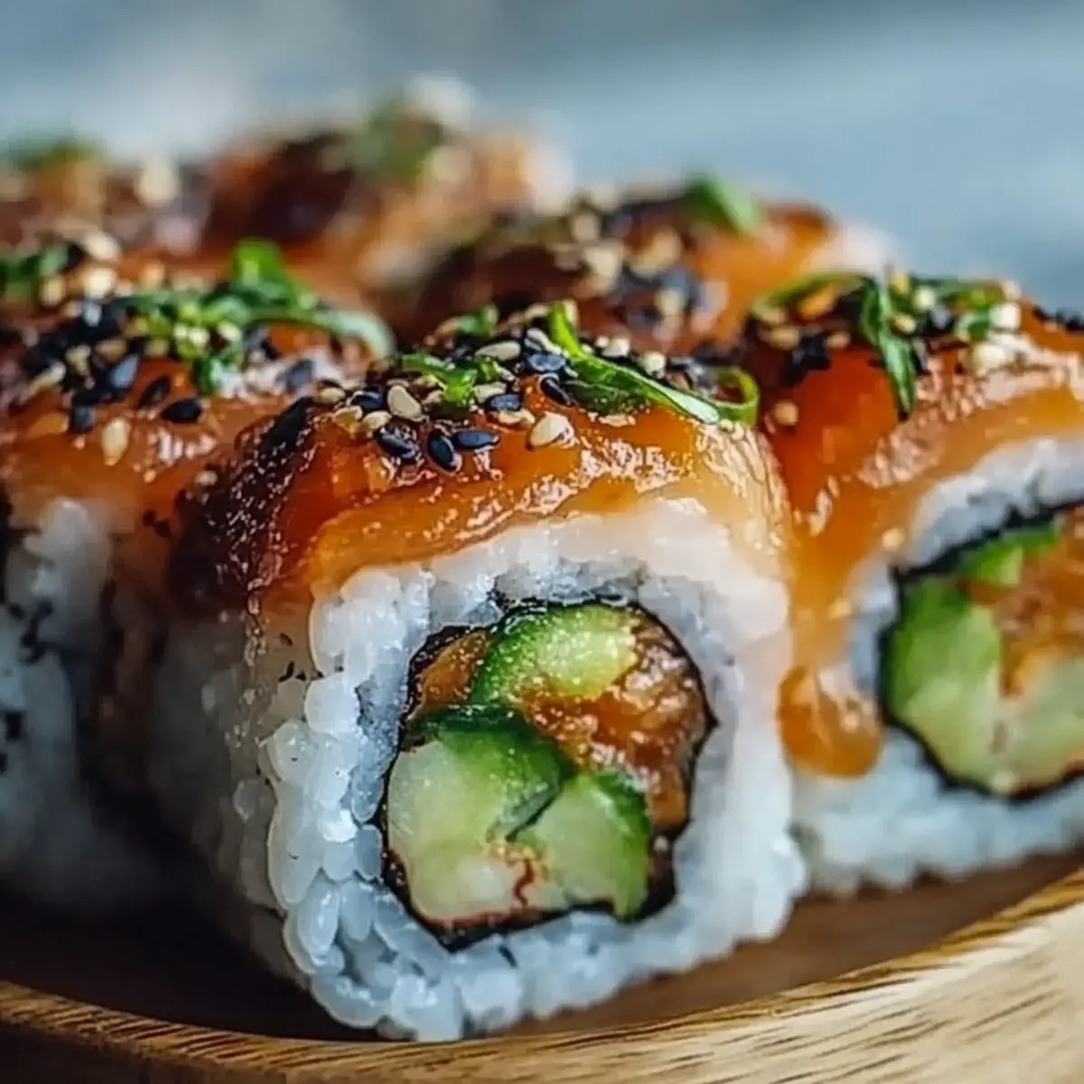 Spicy Salmon Sushi Bake