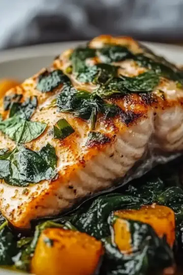 Spinach Stuffed Salmon
