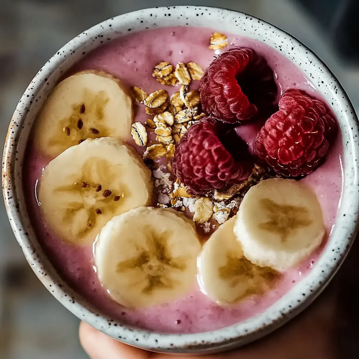 Strawberry Banana Smoothie Bowl