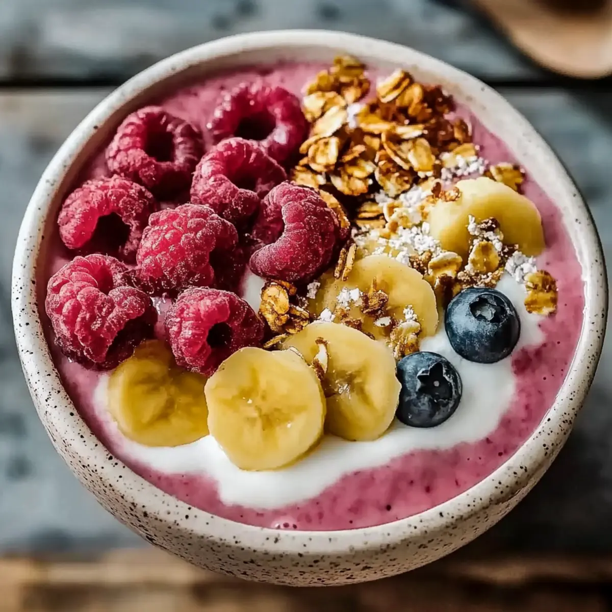 Strawberry Banana Smoothie Bowl