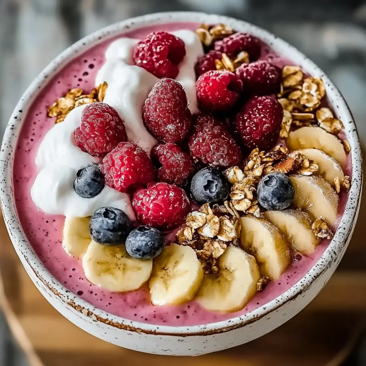 Strawberry Banana Smoothie Bowl
