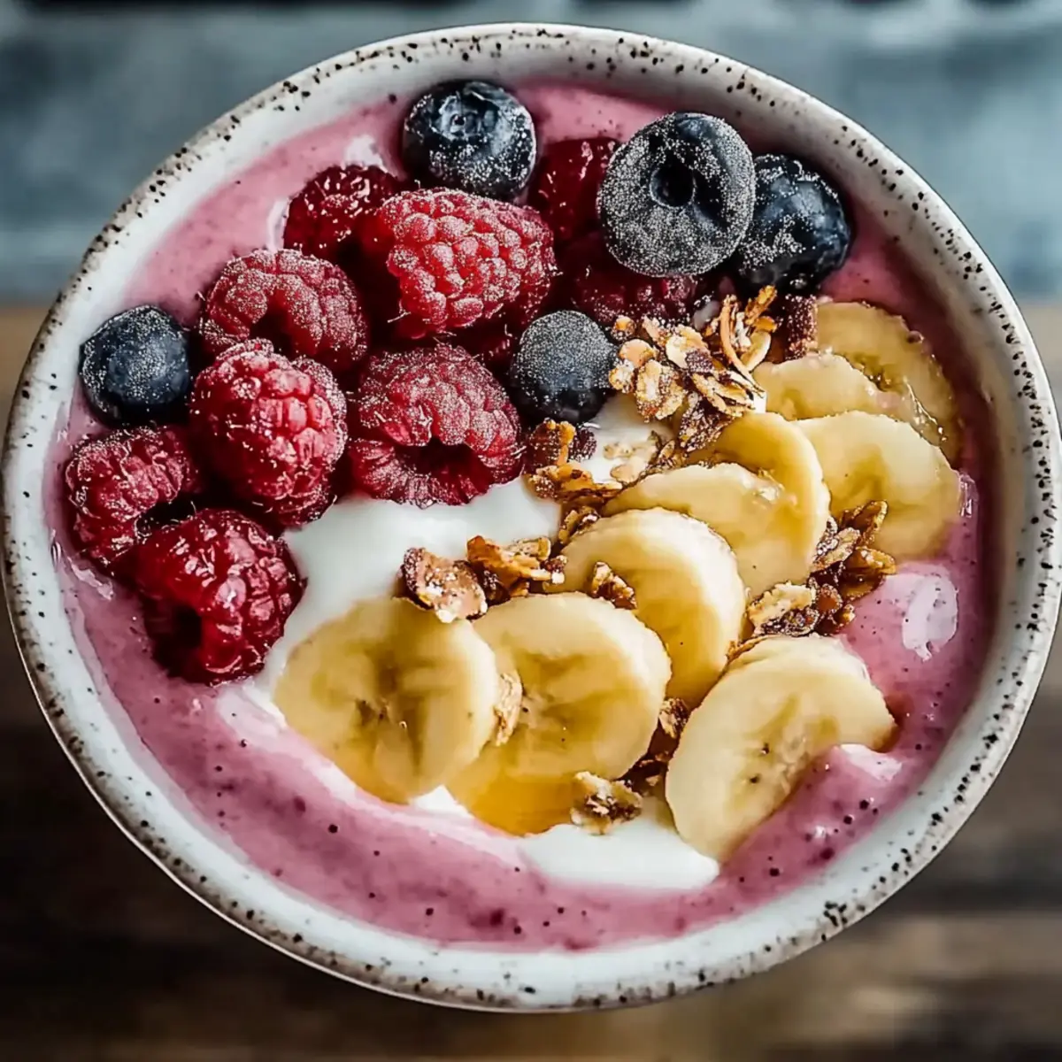 Strawberry Banana Smoothie Bowl