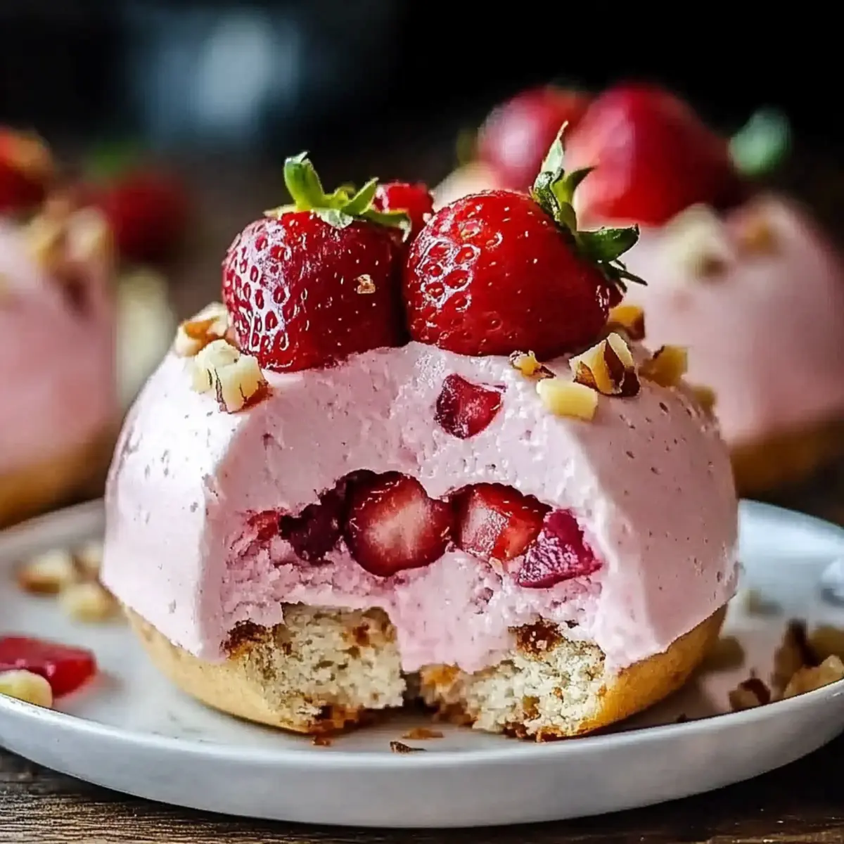 Strawberry Cheesecake Protein Balls
