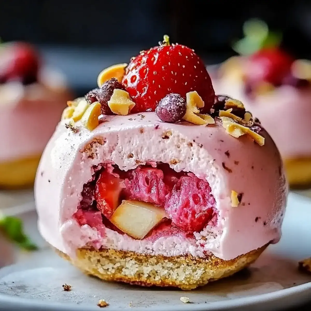 Strawberry Cheesecake Protein Balls