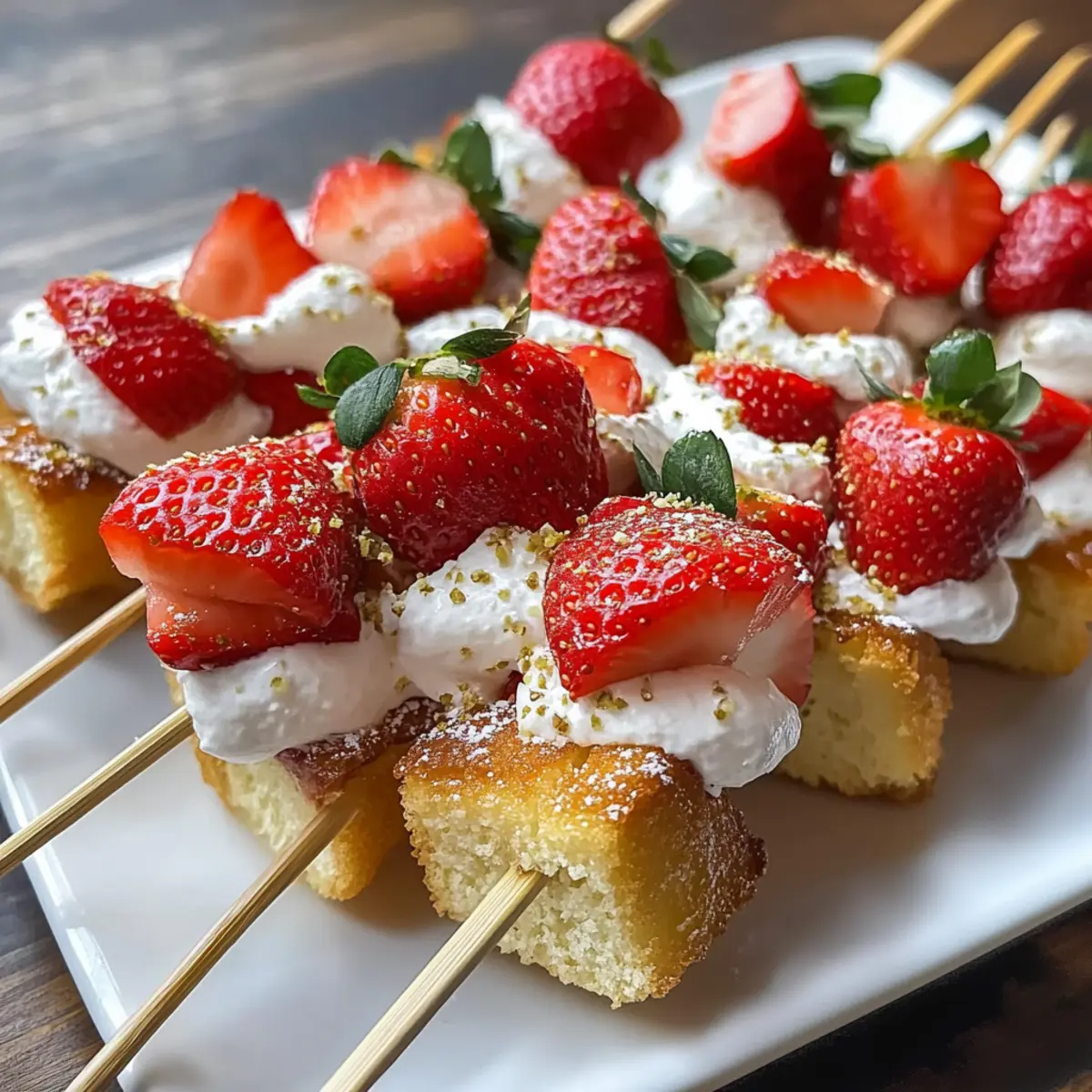 Strawberry Shortcake Kabobs