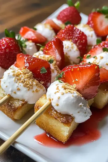 Strawberry Shortcake Kabobs