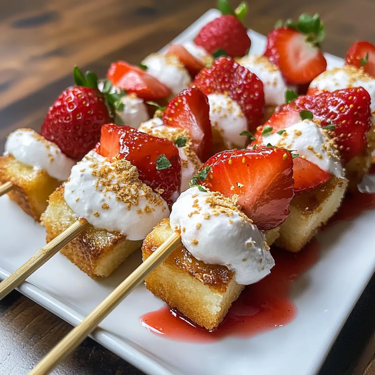 Strawberry Shortcake Kabobs