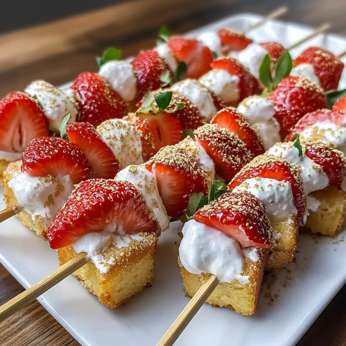 Strawberry Shortcake Kabobs