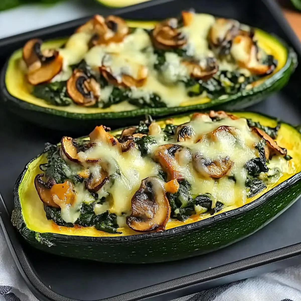 Stuffed Zucchini Boats