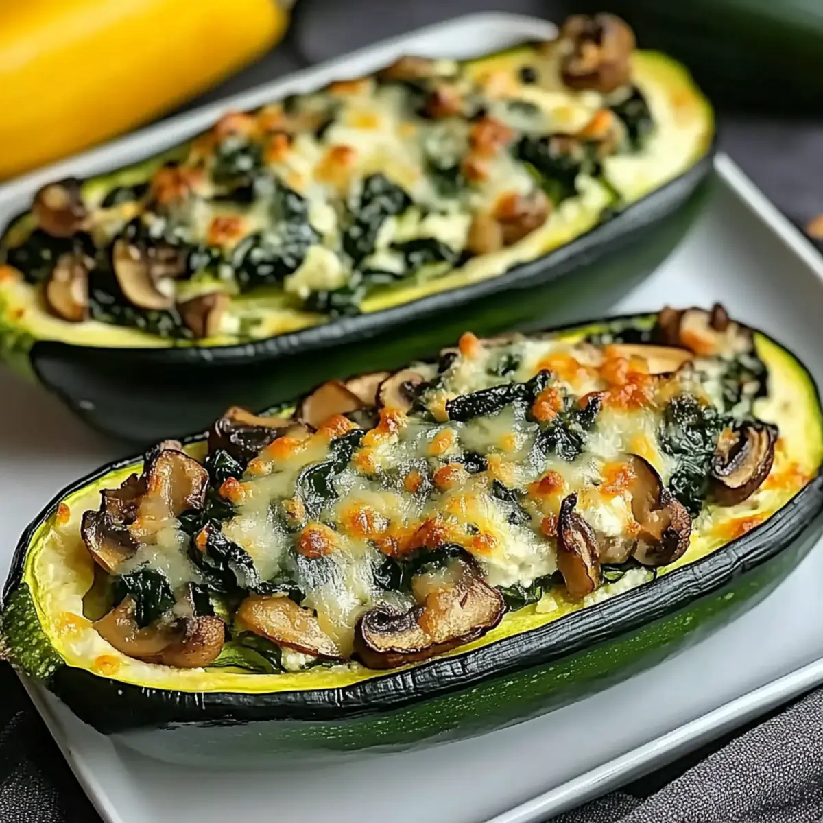 Stuffed Zucchini Boats