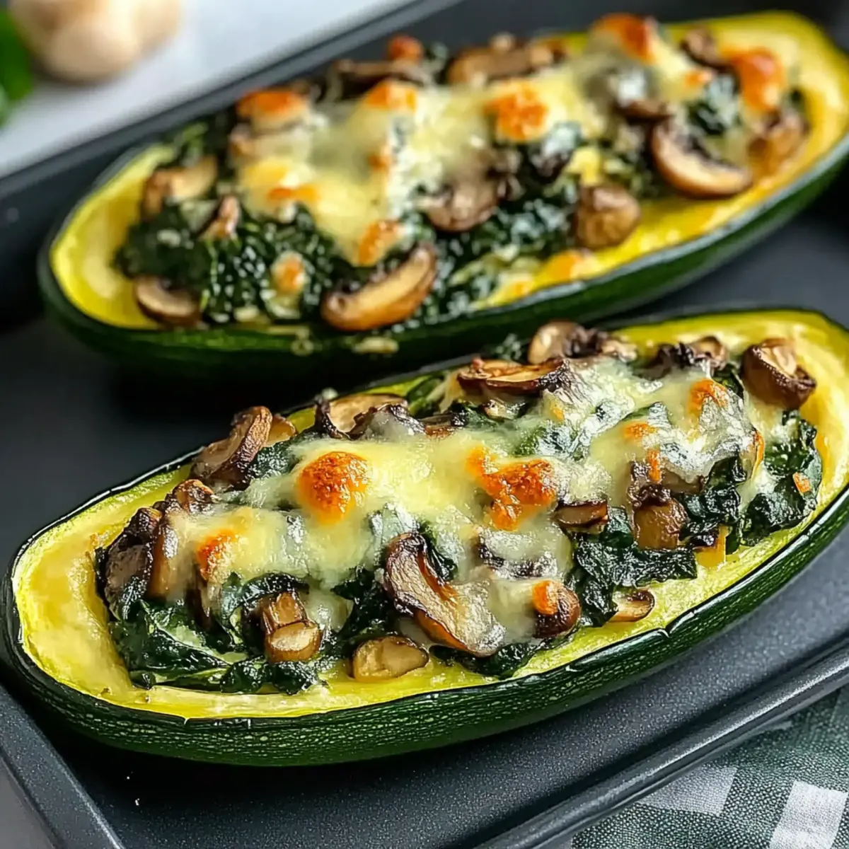 Stuffed Zucchini Boats