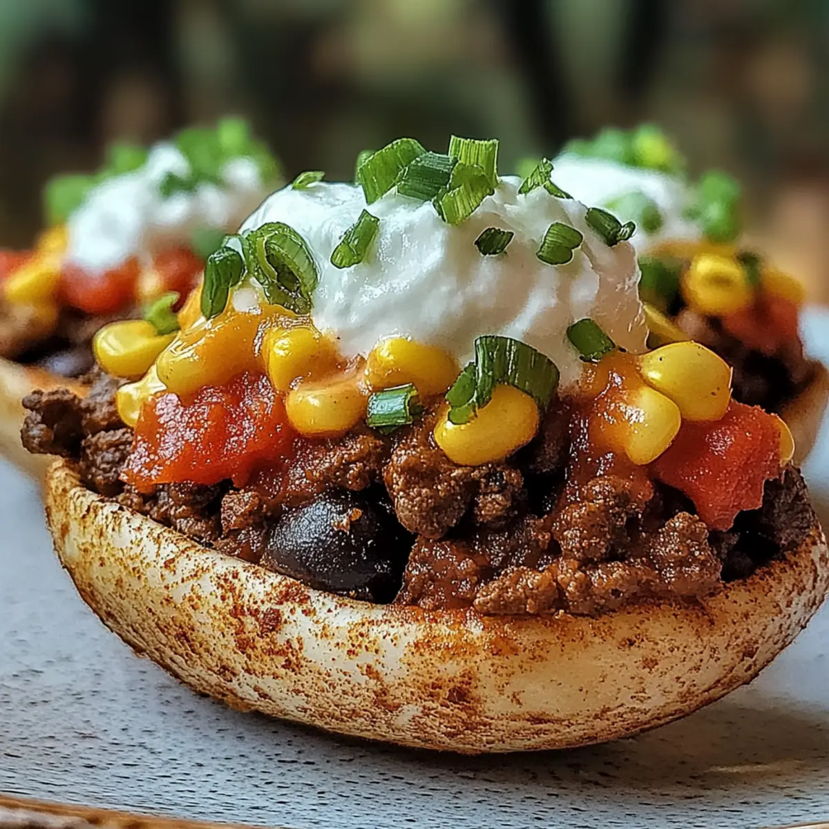 Taco Loaded Baked Potatoes