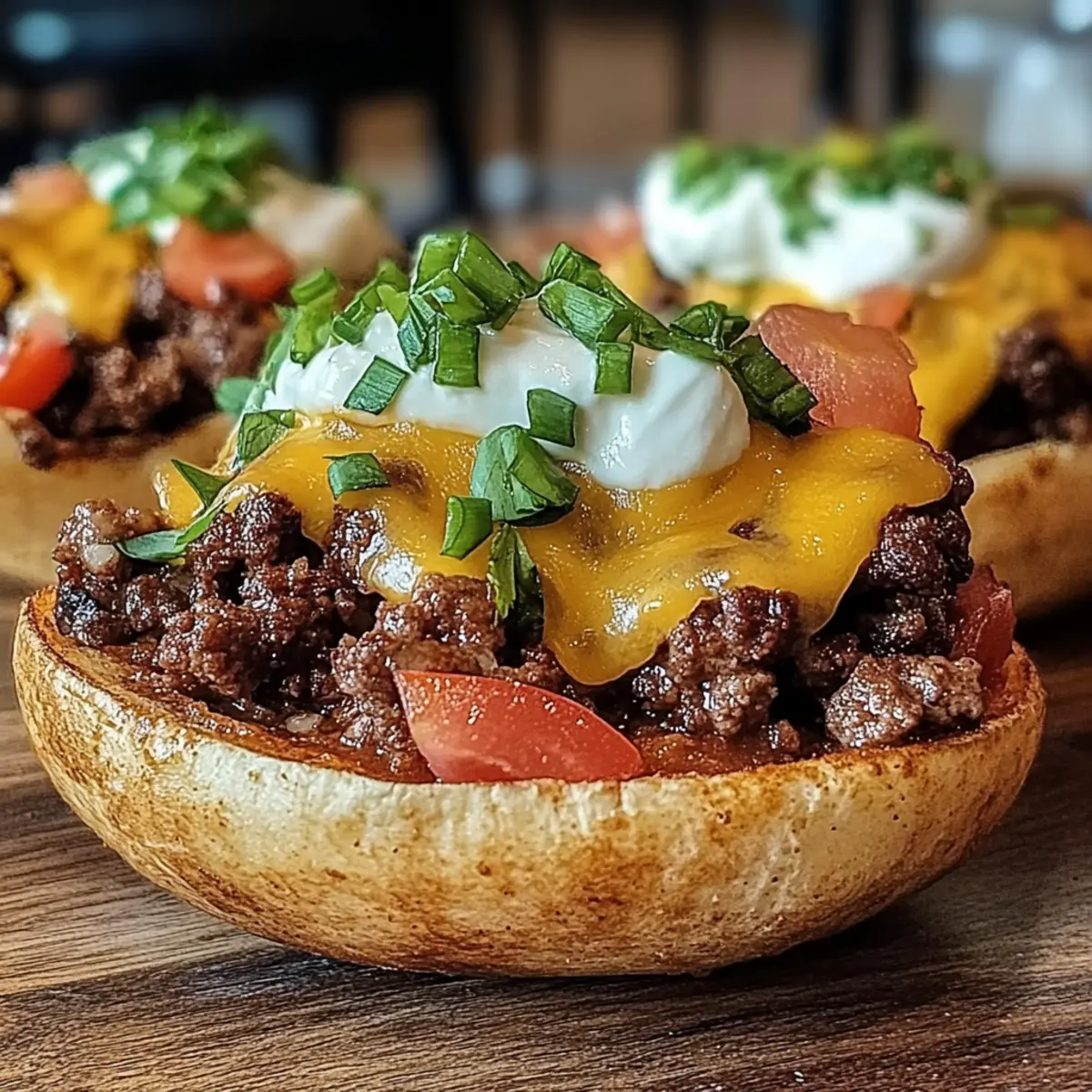 Taco Loaded Baked Potatoes