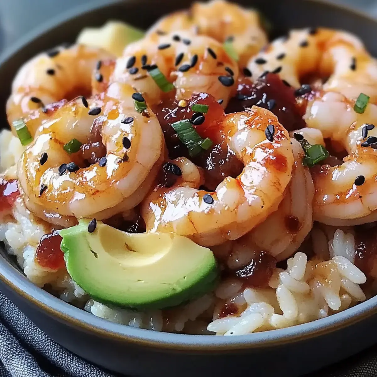 Teriyaki Shrimp Rice Bowls