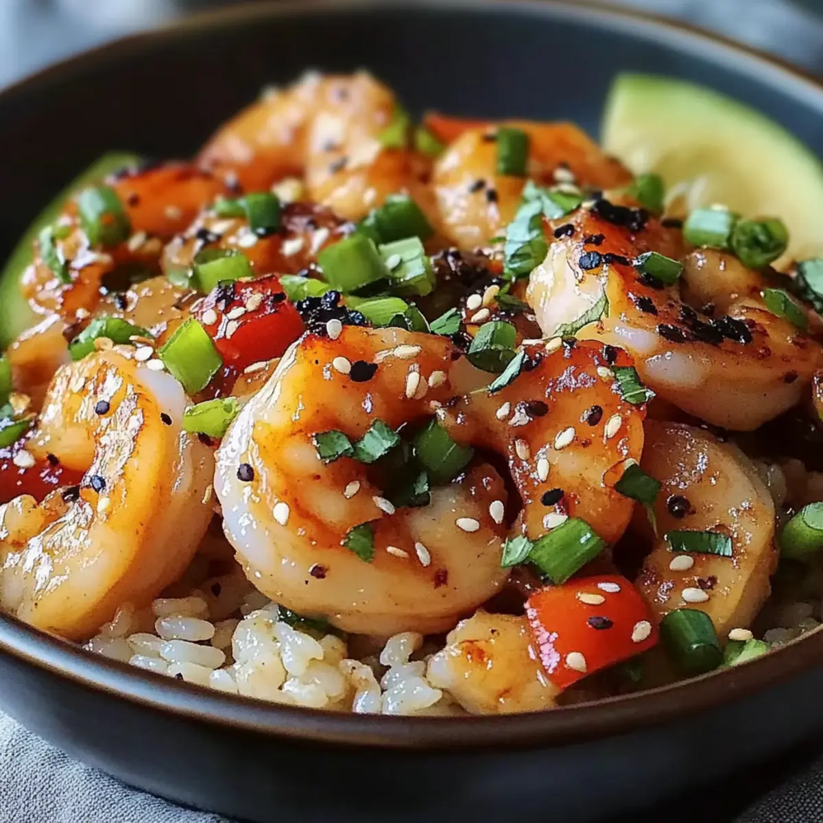 Teriyaki Shrimp Rice Bowls