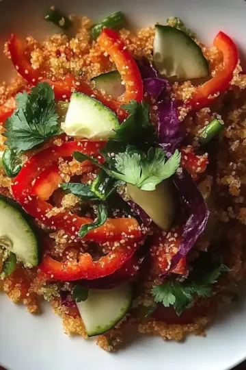 Thai Quinoa Crunch Salad
